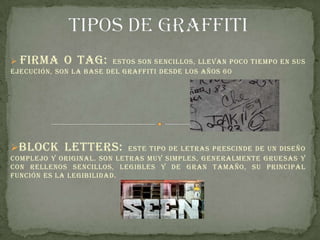 Tipos de graffiti | PPTX