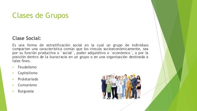Tipos de grupos