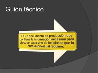 Guión técnico
 