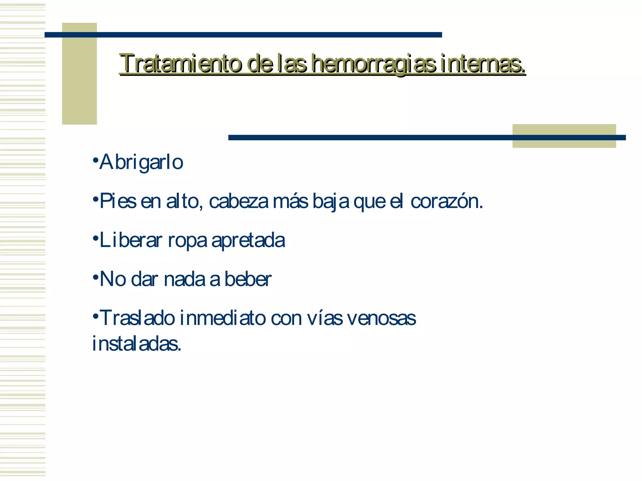 Tipos de hemorragias | PPT