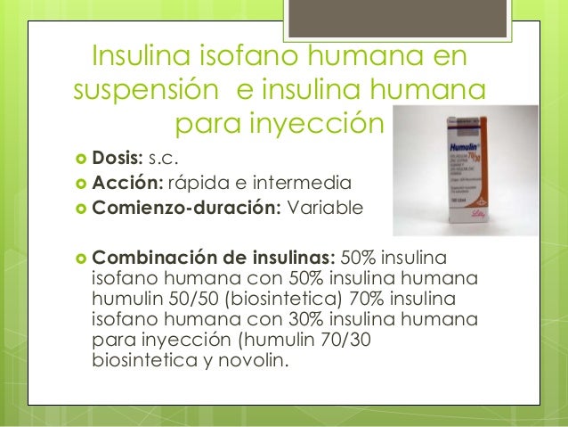 Tipos de insulinas Tipos de insulinas