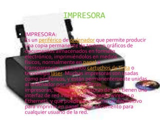 Tipos de insumos