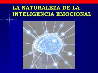 LA NATURALEZA DE LA INTELIGENCIA EMOCIONAL 
