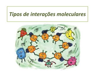 Tipos de interações moleculares
 