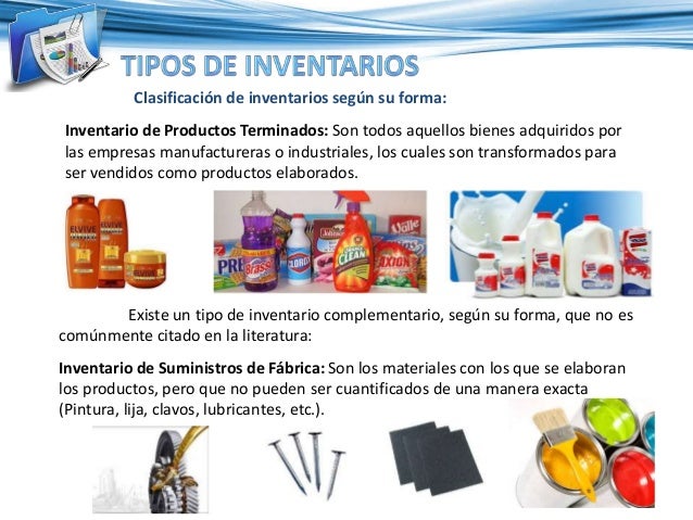 Tipos de inventarios