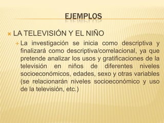 Tipos De InvestigacióN