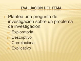 Tipos De InvestigacióN