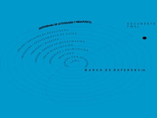 CRONOGRAMA DE ACTIVIDADES Y PRESUPUESTO 