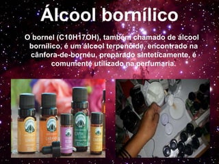 Álcool metílico
O (metanol) ou (álcool metílico) é um álcool que não
deve ser ingerido, pois é extremamente tóxico para o
fígado. A fórmula do metanol é (CH3OH).
 