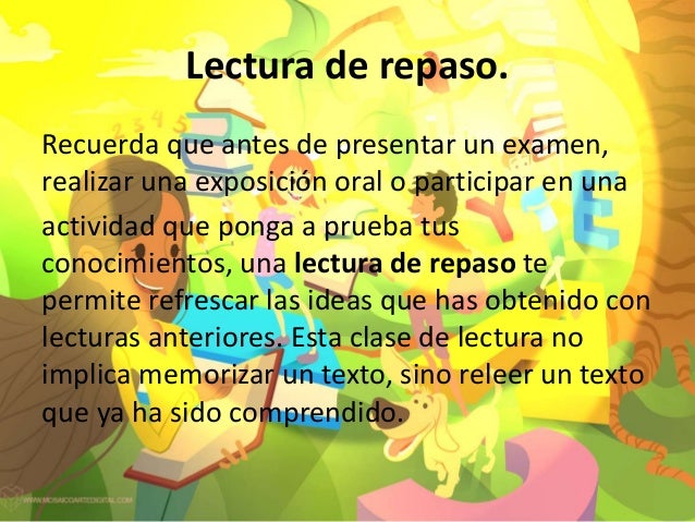 Tipos de lectura