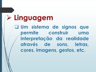 Tipos de linguagem