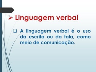 Tipos de linguagem