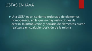 Tipos de listas en estructura de datos | PPTX