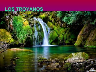 LOS TROYANOS

Características de los troyanos:
Los troyanos están compuestos principalmente por dos programas: un programa
De administración que envía las órdenes que se deben ejecutar en el ordenador
Infectado y el programa residente situado en el ordenador infectado que recibe
Las órdenes del administrador, las ejecuta y devuelve el resultado. También

 