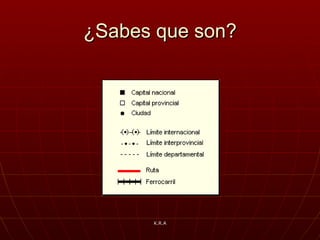 ¿Sabes que son? K.R.A 