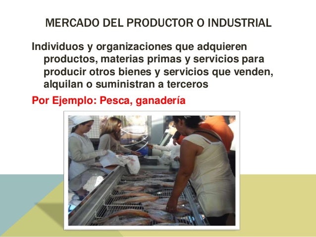 Tipos de mercado desde punto de vista del