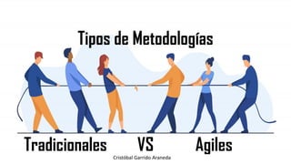 Tipos de Metodologías
Tradicionales VS Agiles
Cristóbal Garrido Araneda
 