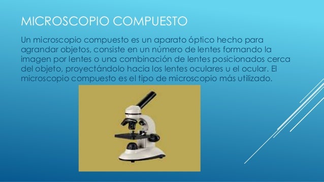Tipos de microscopios y sus funciones