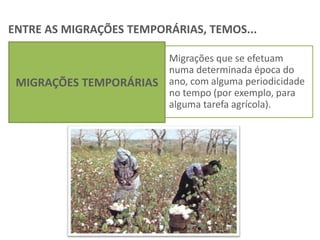 Tipos de migrações | PPTX