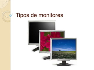 Tipos de monitores
 