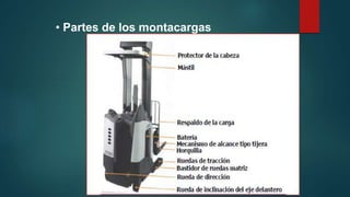 • Partes de los montacargas
 