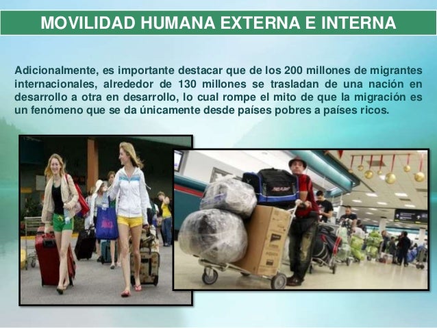 Tipos de movilidad humana
