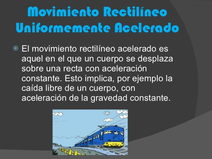 Tipos de movimiento fisica