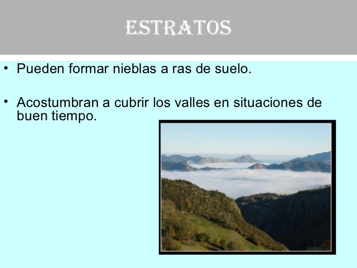 Tipos De Nubes Tipos De Nubes