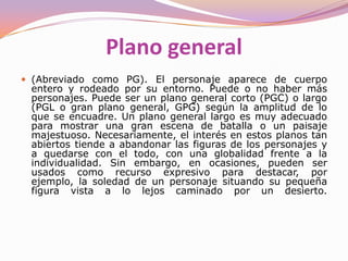 Plano americano(Abreviado como PA). También llamado plano 3/4. Encuadra al actor desde la cabeza hasta las rodillas (aprox.) y se llama americano porque se utilizó con profusión en los westerns ya que servía a la perfección para encuadrar al pistolero de turno hasta la altura a la que llegaba su pistolera atada al muslo. En este plano, además de varios personajes, pueden aparecer más detalles del entorno en el que se halla el personaje si bien el interés está en la acción que desarrolla el actor (más que en él mismo). 