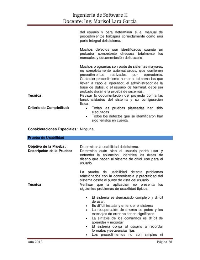 Tipos de pruebas de software