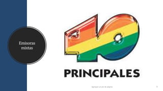 Contoso Ltd.
Emisoras
mixtas
Agregue un pie de página 7
 
