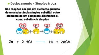  Deslocamento - Simples troca
 