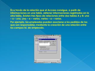 En la mayoría de los casos, estos campos coincidentes son la clave principal de una tabla, que proporciona un identificador único para cada registro, y una clave externa de la otra tabla.