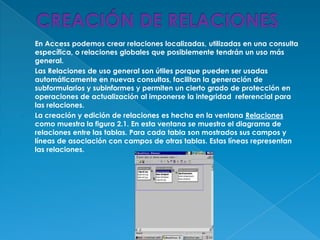 Una clave principal no puede permitir valores Nulo y debe tener siempre un índice exclusivo, una clave principal se utiliza para relacionar una tabla con claves externas de otras tablas.) o tiene un índice único (índice único: índice que se define al establecer la propiedad Indexado de un campo como Sí (Sin duplicados). 