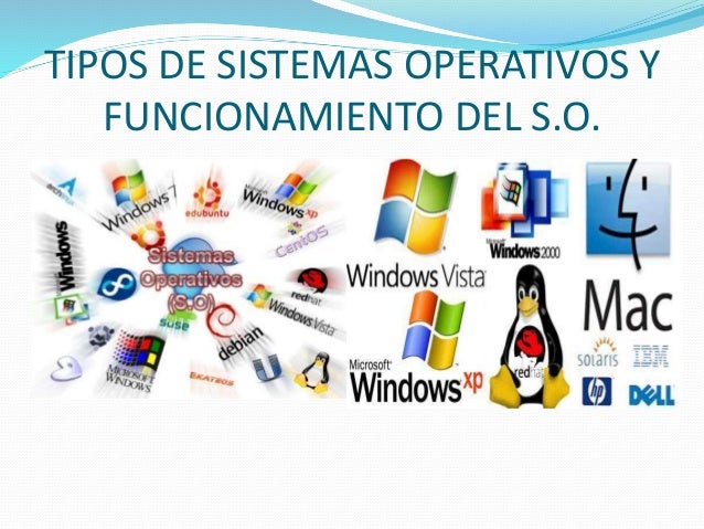 Tipos de sistema operativo y funcionamiento del Sistema