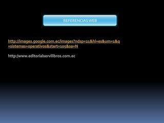 Tipos De Sistemas Operativos