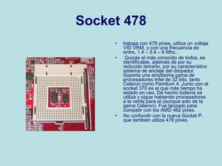 Tipos de socket | PPT