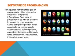 Programa De Software Tipos de software | PPTX