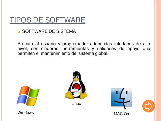 Tipos de software