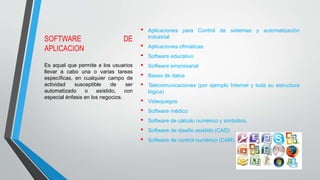 Varias Software Tipos de software | PPTX