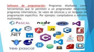 Programas Para Programación Tipos de Software y Servicios de internet.pptx
