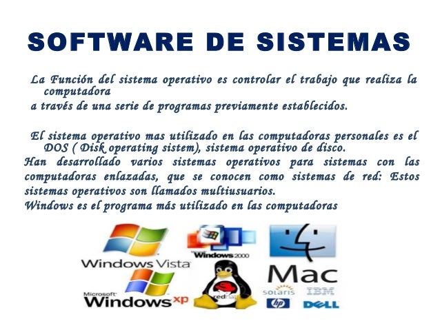 Software y su clasificacion