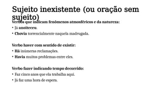 Tipos de Sujeito.pptx aula explicativa 01 | PPTX