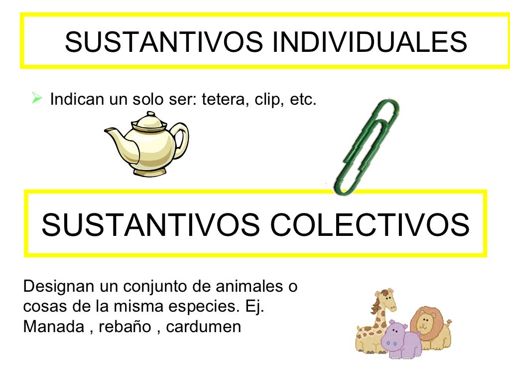 Tipos De Sustantivos