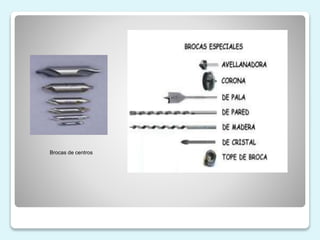 Brocas de centros
 