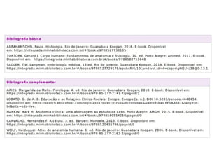 Tipos de tecidos biossistemas do corpo humano