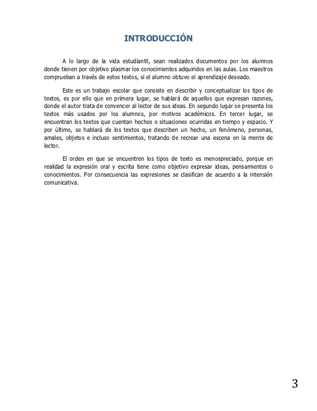 Tipos de textos Tipos de textos