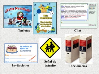 Tarjetas Invitaciones Chat Señal de tránsito Diccionarios