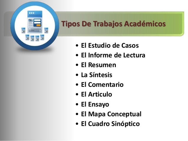 Tipos de trab aca 1