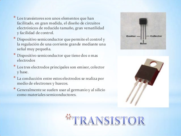Tipos de transistores